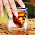 Haonai Man blown 2.5oz (75ml) Crystal Skull Shot glasses.